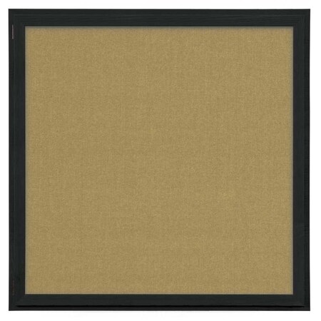 United Visual Products Outdoor Enclosed Combo Board, 72"x36", Gold Frame/Blk Porc & Medium Grey UVCB7236ODG-BLKPORC-MEDGRY